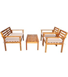 Набор садовой мебели из акации, 4 предмета, TP6015.0.2